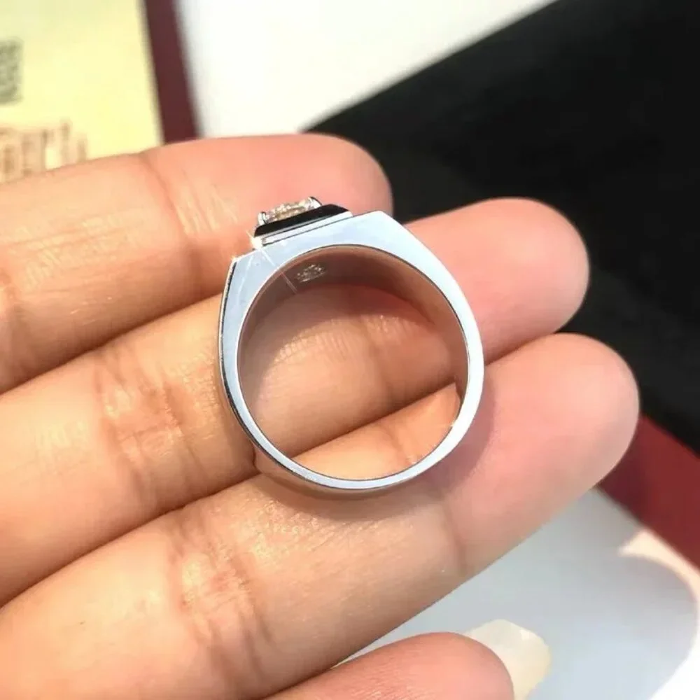 🆕 Classic Style 1.25 CTW. Diamond Band / Ring, Stamped 925 Sterling Silver 🆕 - Picture 5 of 8